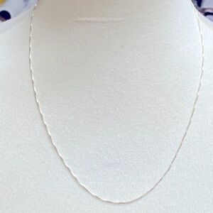 🆕 925 Sterling Silver Boxchain 20” Necklace - Unisex
